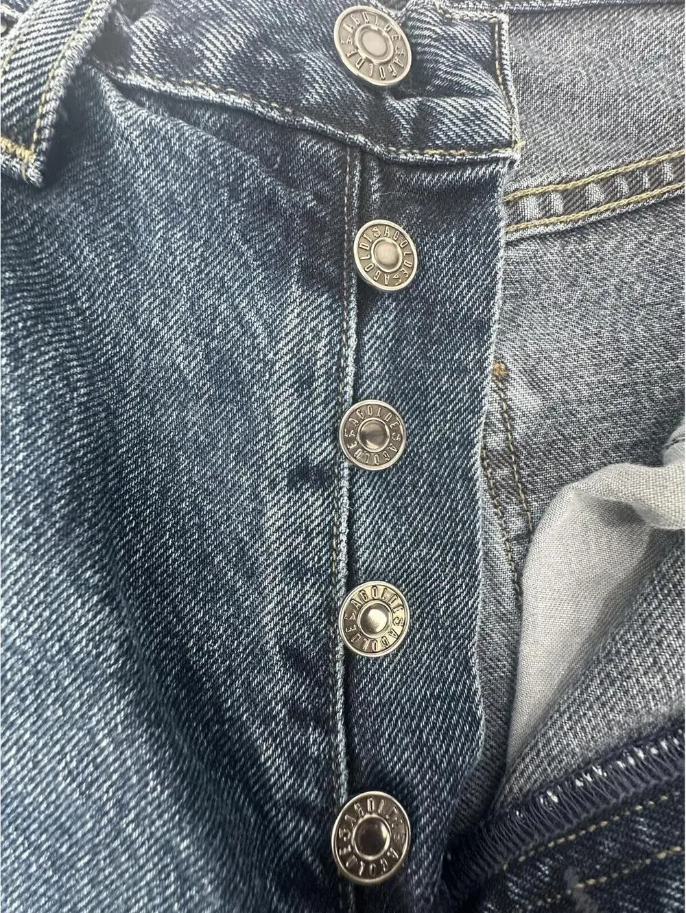 Agolde 90s Pinch Waist Jeans Size 25 Portrait Wash High Rise - Picture 5 of 9